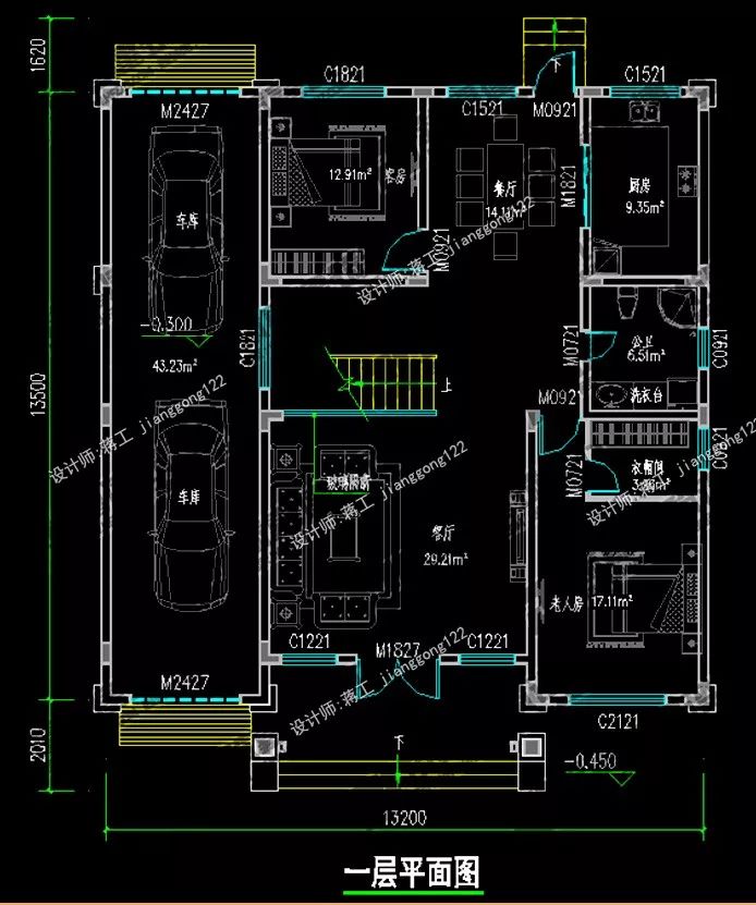 5款附带车库的农村自建房，25万就能建一款，土豪房子都这么建