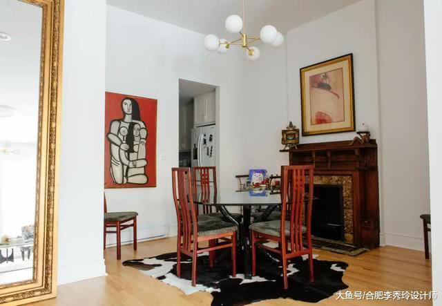 合肥买套95平房定居, 壁炉外面放个屏风, 卧室装修像酒店, 特别