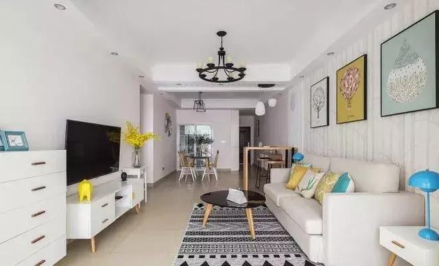 96平活力北欧装修, 色彩明快, 淡雅舒适!