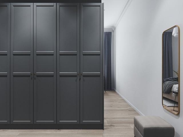 北欧风装修设计，高级灰+雾霾蓝配色，美观又大气！