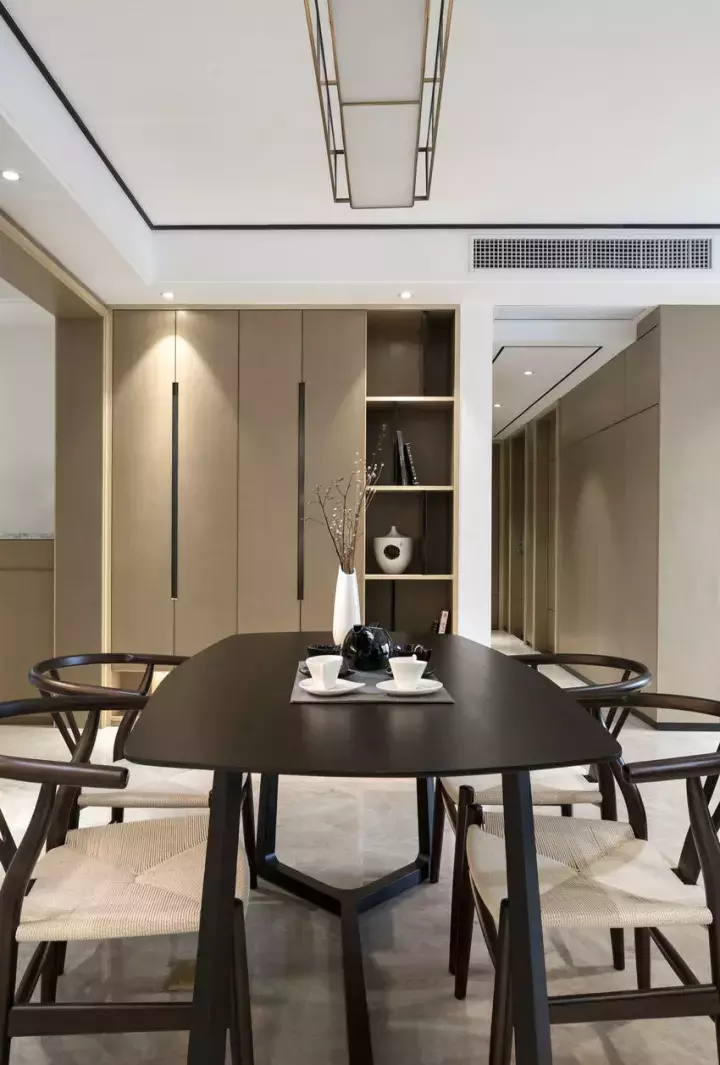 130㎡現代中式，大理石質感，現代又高檔！