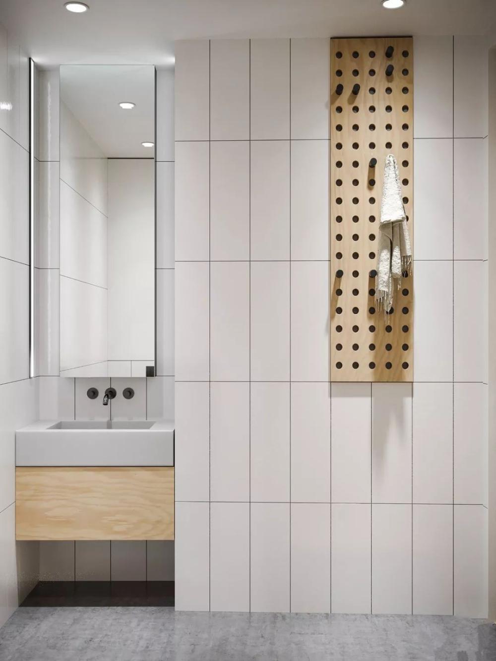 你见过这么帅气的卫生间设计案例吗？反正我是很喜欢