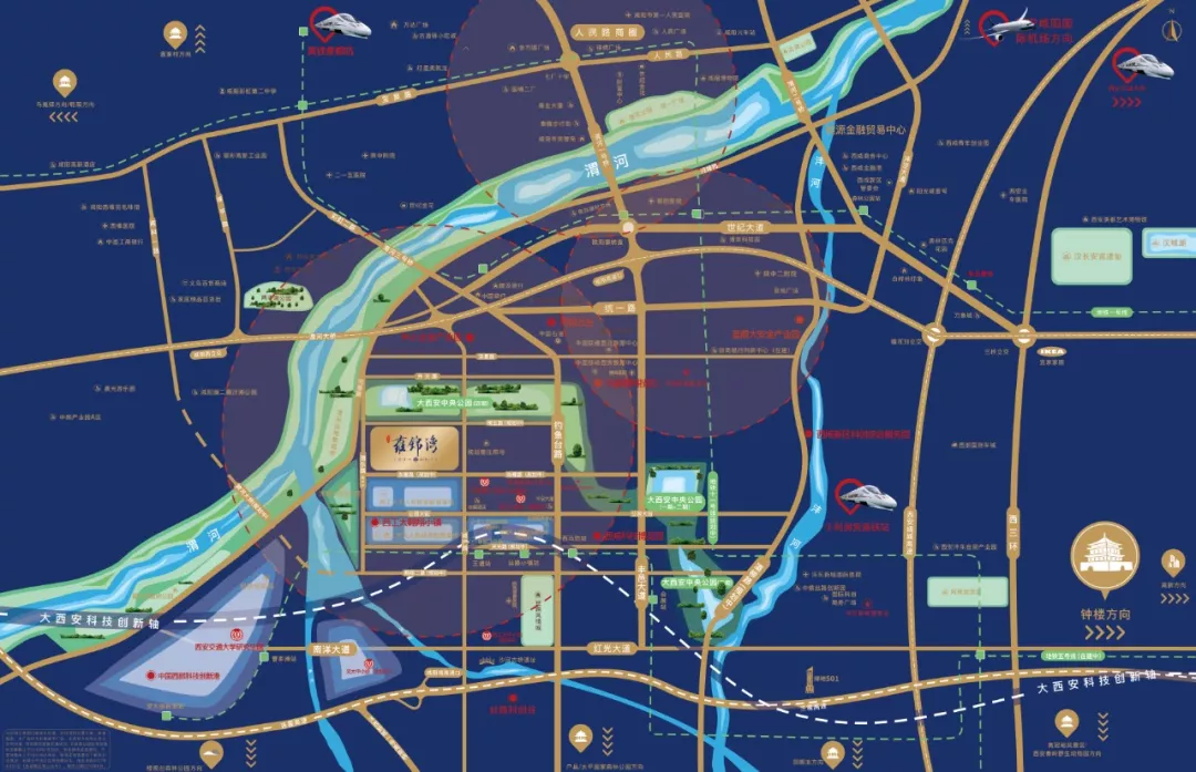 楼市观察丨交大创新港入驻在即，沣西区域大爆发，最受益的楼盘竟然是它！