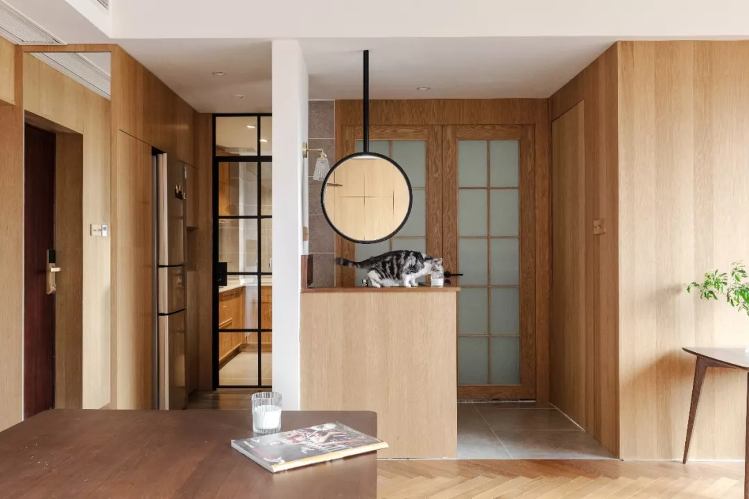 53㎡原木风，卫生间三分离，“复合式空间”设计超赞！