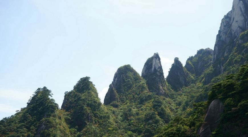 到世界自然遗产三清山看最美丽的花岗岩群峰耸峙满山葱郁 汽车资讯 早游戏