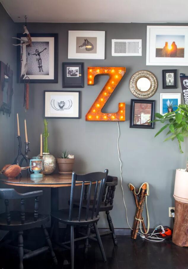 旧木桩做茶几，旧木板做调料架，112㎡的合肥房，木质材料用到了极致！