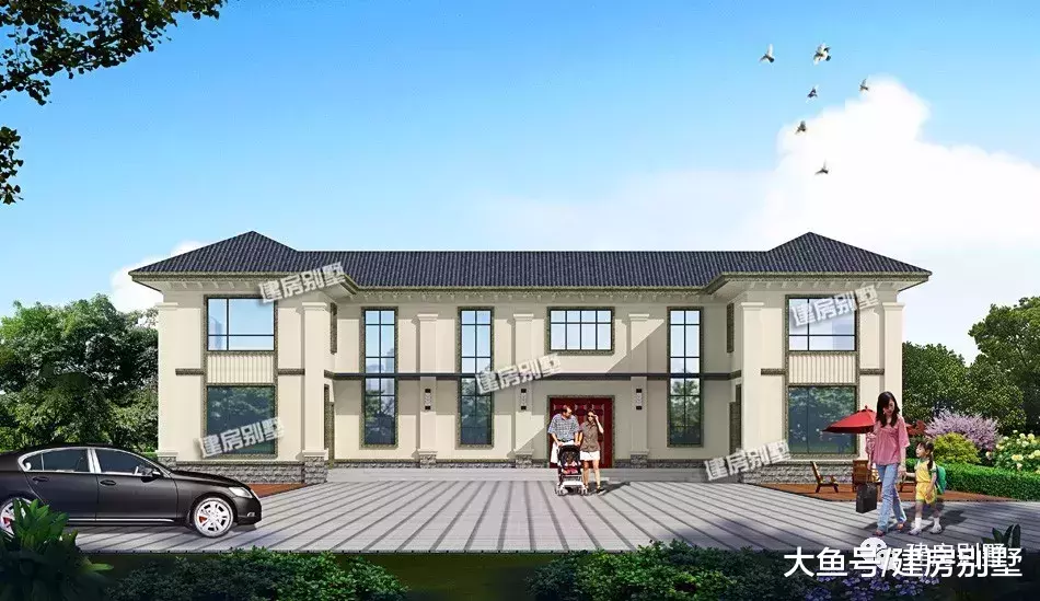 25.7×10.4米农村别墅，特殊宅基地上建房，化劣势为优点