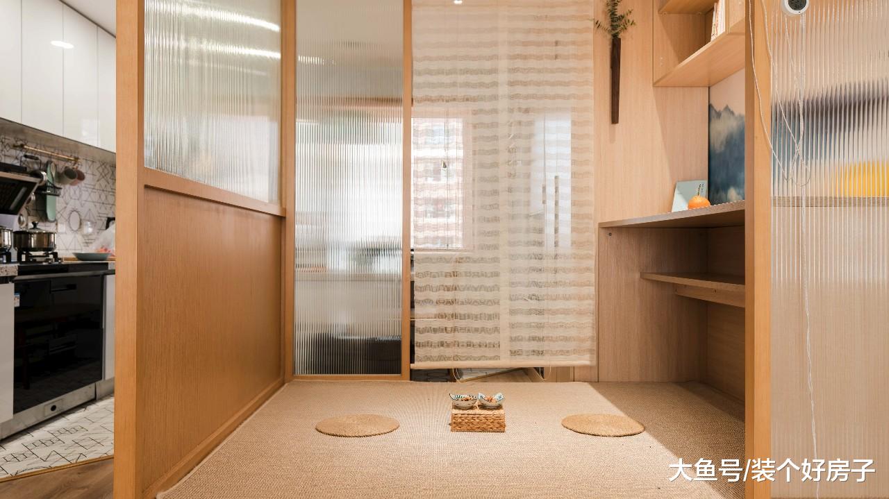 天津小夫妻打造89㎡日式居心地！两室变三室，原木、榻榻米、还有超大储物空间...