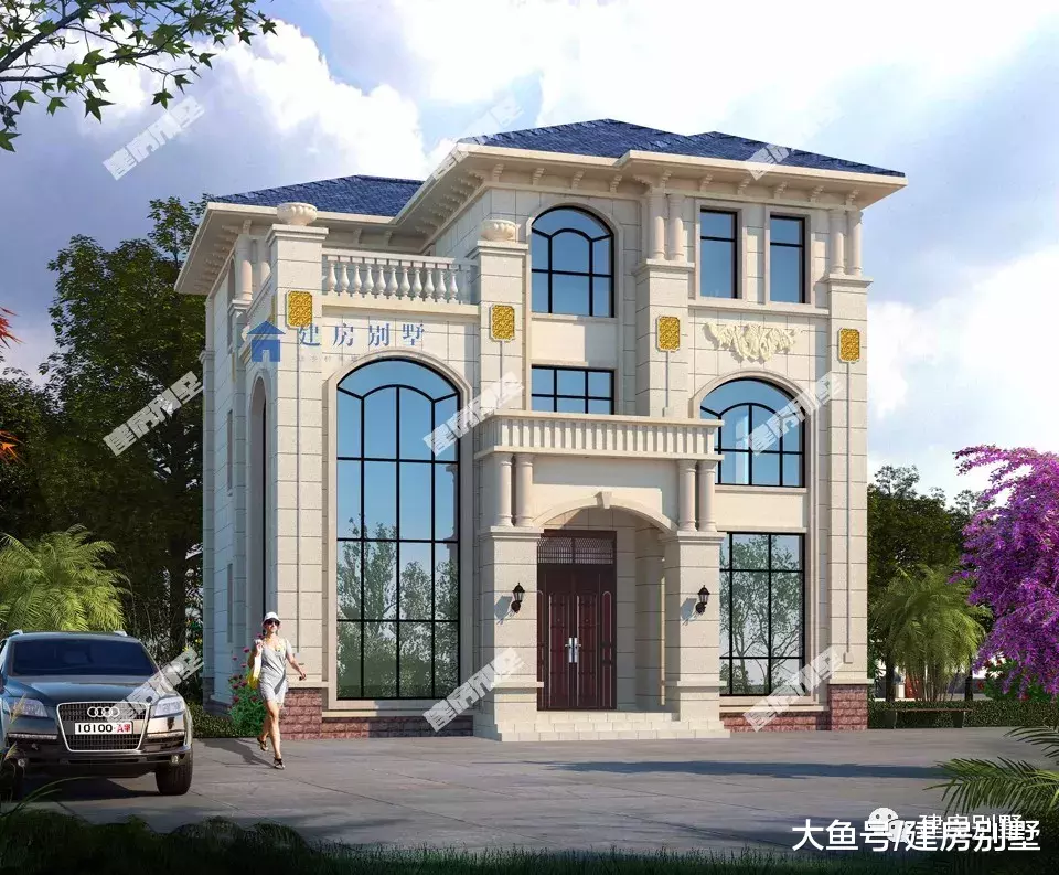 回老家建栋欧式风格别墅，造价30多万，时尚不会过时