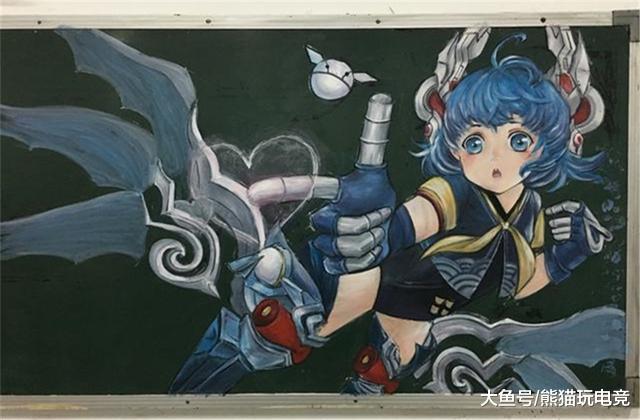 当王者荣耀遇上黑板报，各路英雄轮番上榜！