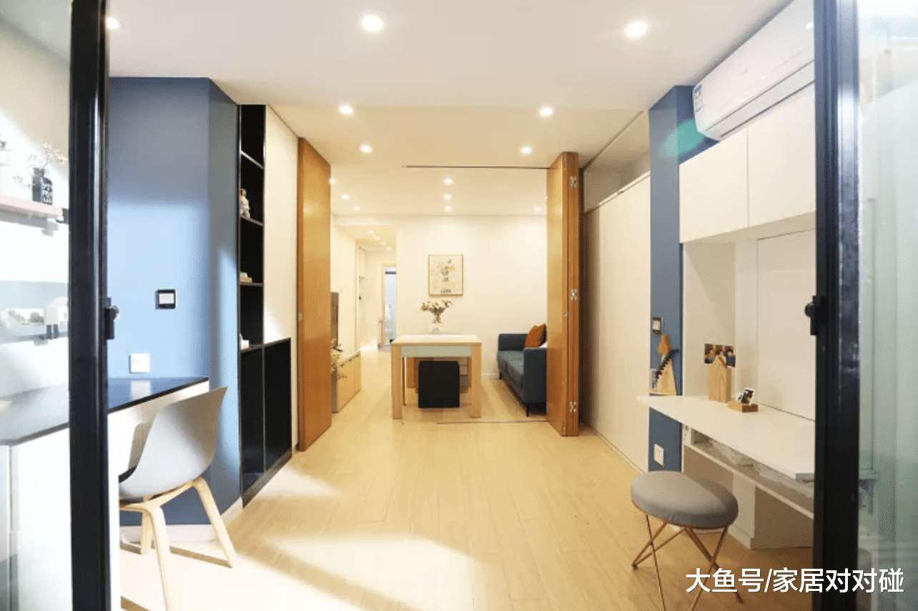 設計師爆改41㎡“老破小”，住3代人不擁擠！顏值收納不輸大戶型