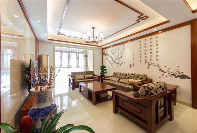 新家装修成新中式，刚通完风来晒晒效果图！亲戚看了都羡慕