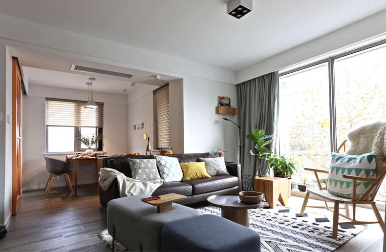 90㎡硬装花20万，完工后，尽显精致