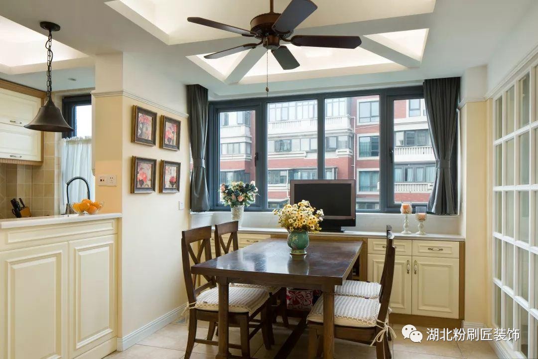 120㎡休闲小美式风格家居装修，惬意啊!