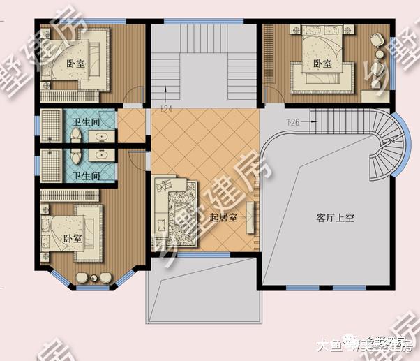 告别农村自建房款式单一，选择这款挑空客厅+大露台的简欧别墅！