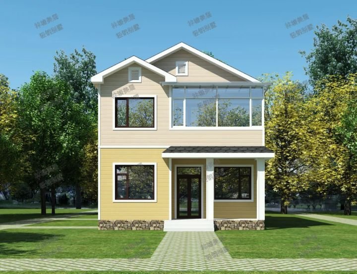 这23款经济又适用的二层别墅你看了吗？内附平面图、效果图！