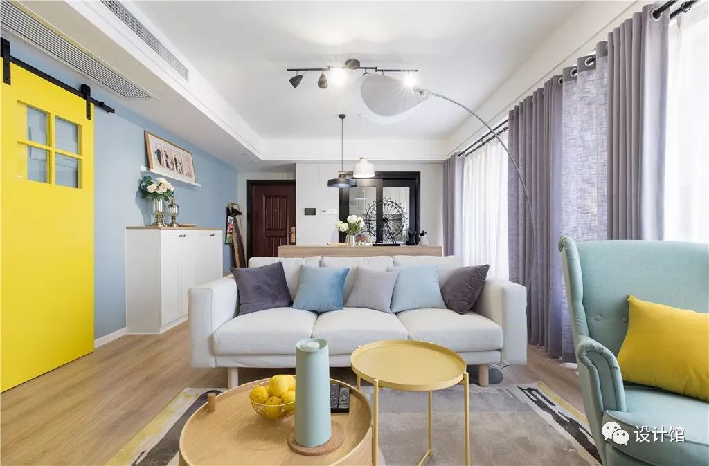 97㎡现代北欧，简单装修+精致软装，营造出暖心的环境