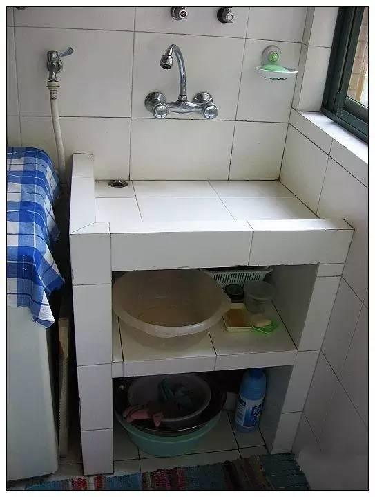 砖砌厨柜和砖砌洗衣池，现在很流行，不砌一个太可惜了！