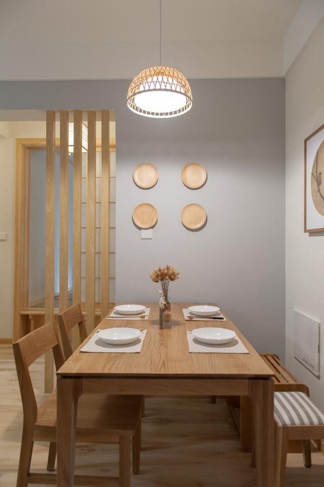 95平米三室两厅简约原木风格，崇尚简单自由，展示质朴优雅