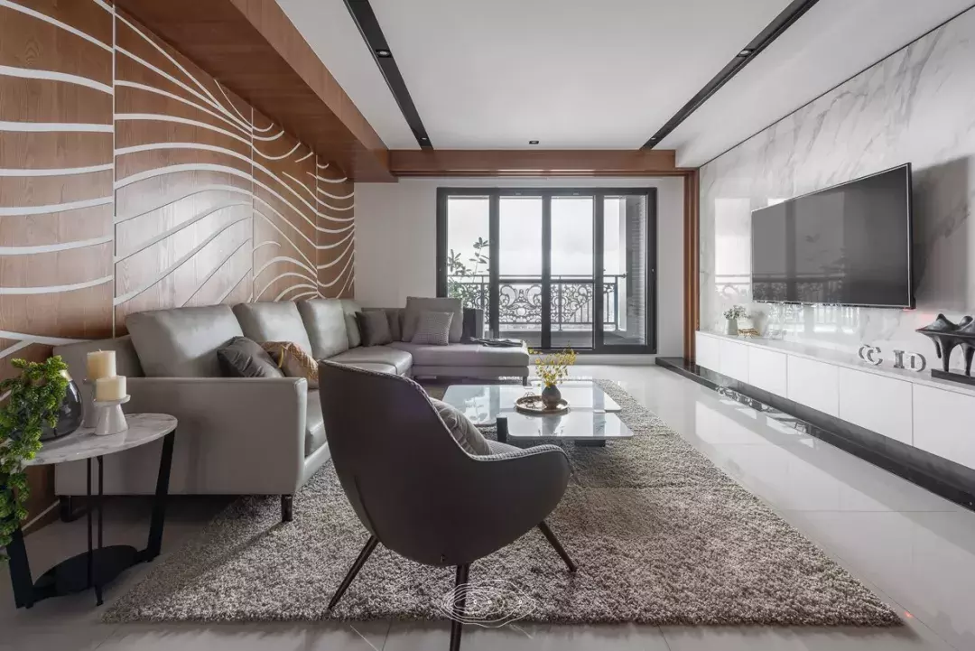 264㎡现代舒适家居, 多元素的设计融合