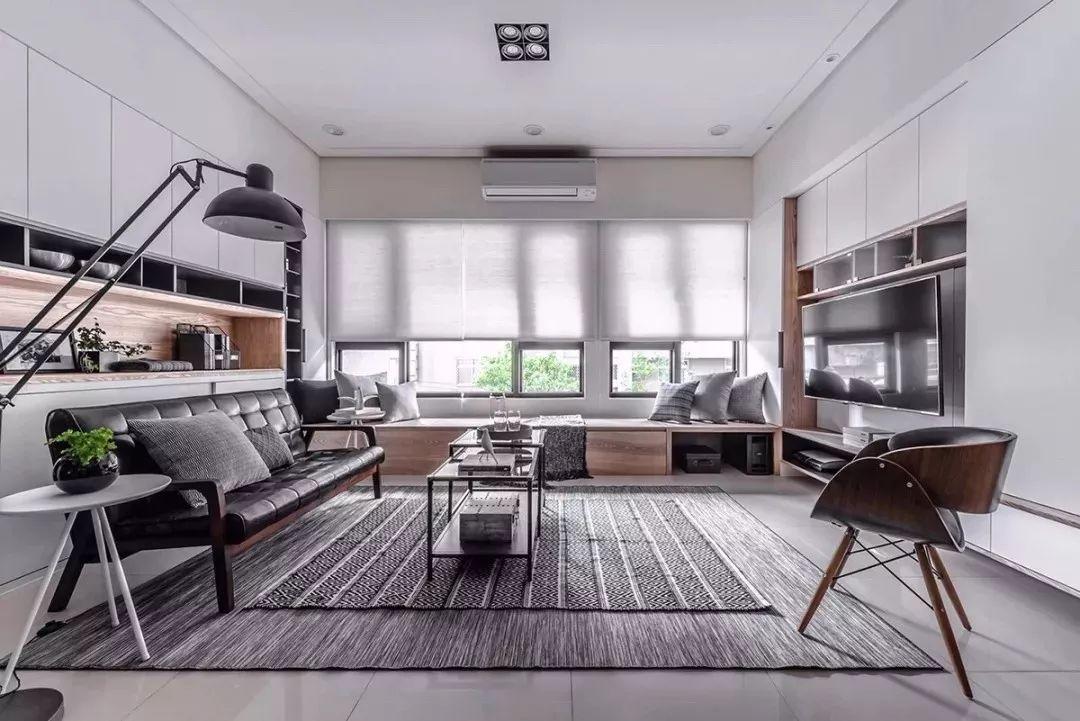 別再去買電視柜了，現在大家都喜歡把電視背景墻這樣設計