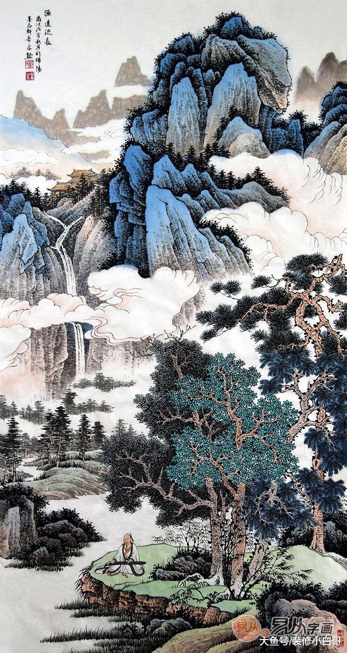 大门正对走廊尽头挂画 招福旺财往这儿看