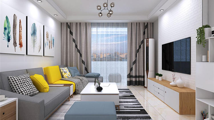 两室一厅70平米，装成极简北欧风，真美