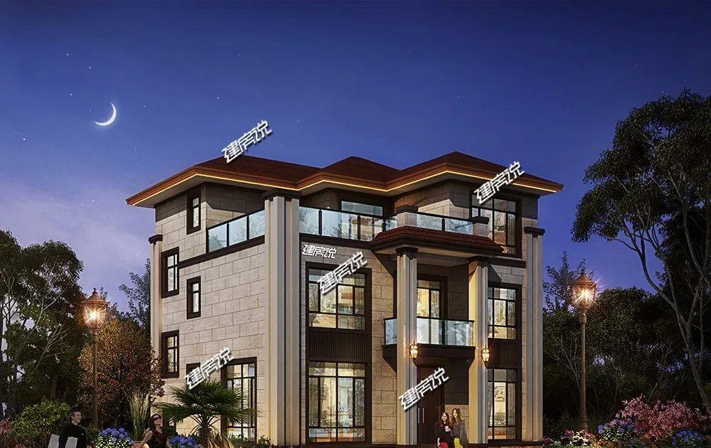 118㎡新中式别墅，三十几万建一栋，日子越过越红火