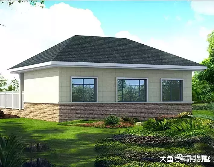 10.5米×9.1米单层乡村小户型, 主体造价仅10万?