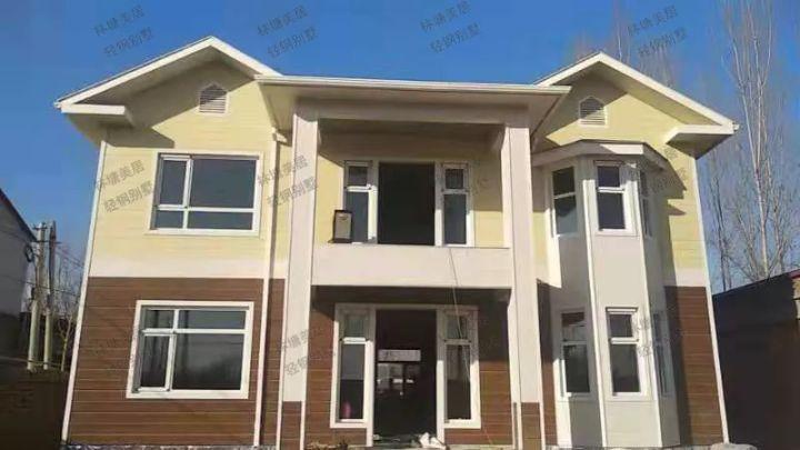 自建房流程|孝顺姑爷为岳父母建二层轻钢别墅