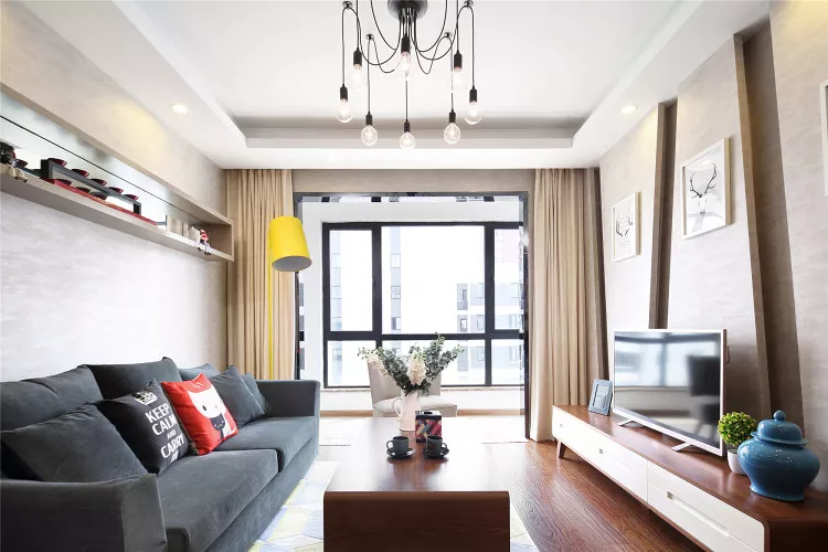 90㎡简约设计，90后小年轻的设计，充满爱的味道！