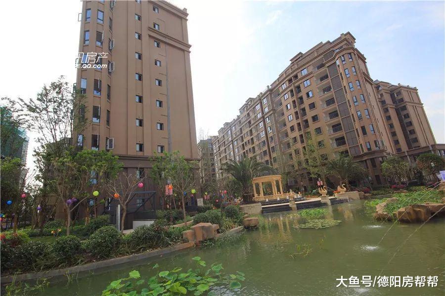 一览德阳水当当的楼盘，臭水沟和水景设计还是有区别的