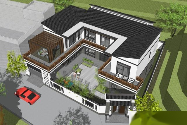 广东梅州王家中式合院