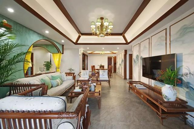 150㎡新中式，这般清新诗意的中式，越看越喜欢！