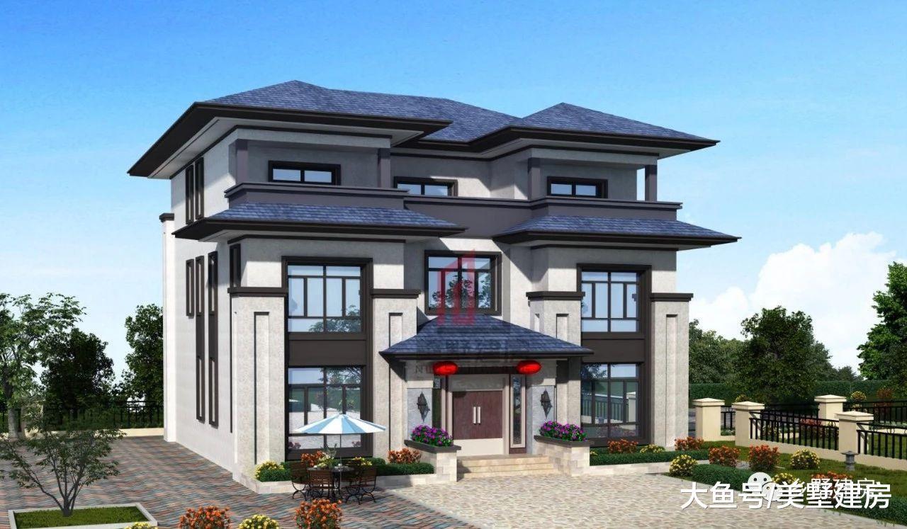中式建筑才是建房的首选, 简约不失精致, 打造农村惬意生活