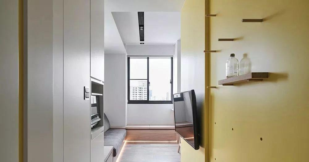 台湾40平不到的小户型公寓，收纳空间比100平房子还多