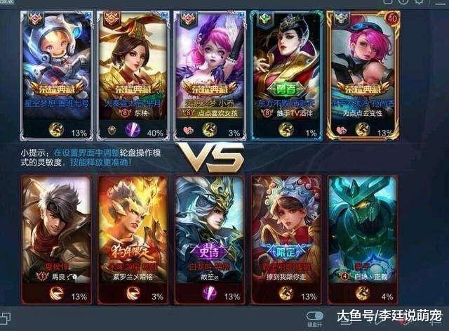王者荣耀：一家人就是要整齐，遇到这4组阵容，太有牌面必须截图
