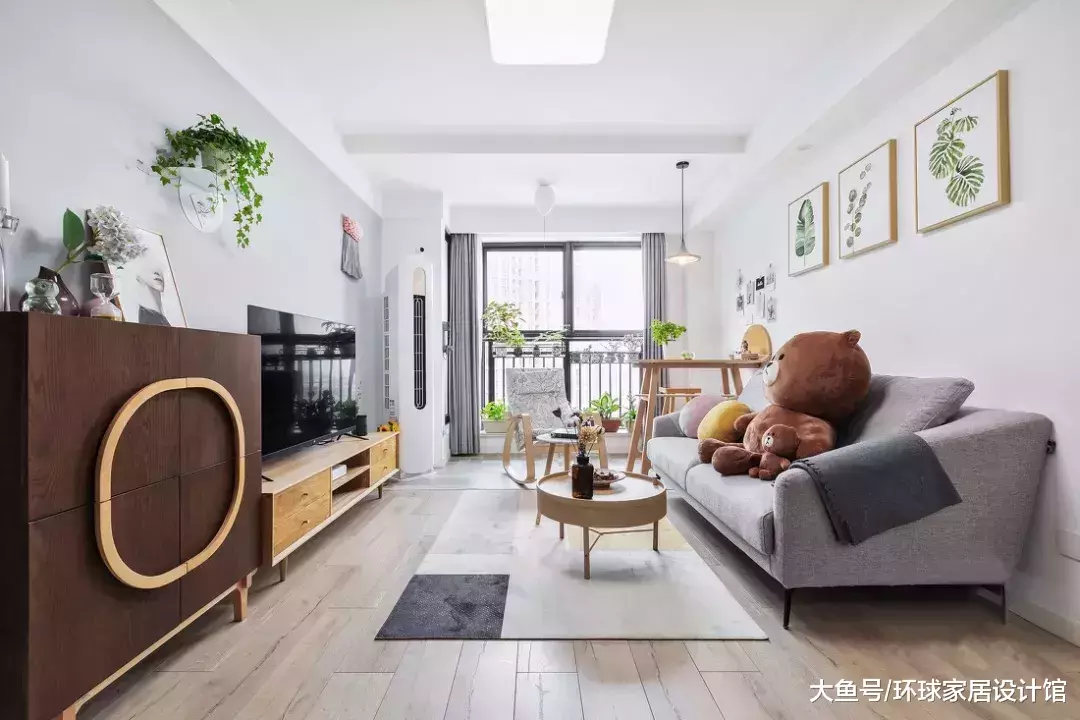 小家也要美美住! 80㎡清新北欧风, 黑板墙设计好赞!