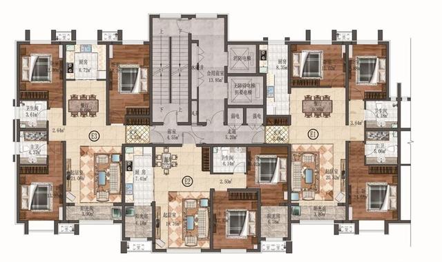 两梯三户的房子怎么选？别再买错了，东户、西户、中间户大有不同