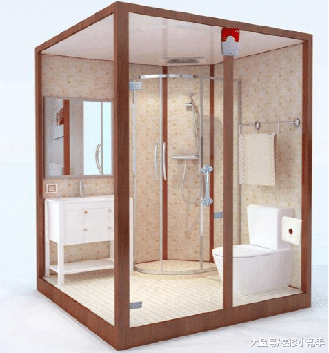 头一次看到国外这种卫生间设计, 发生危险还会自动报警, 太聪明了