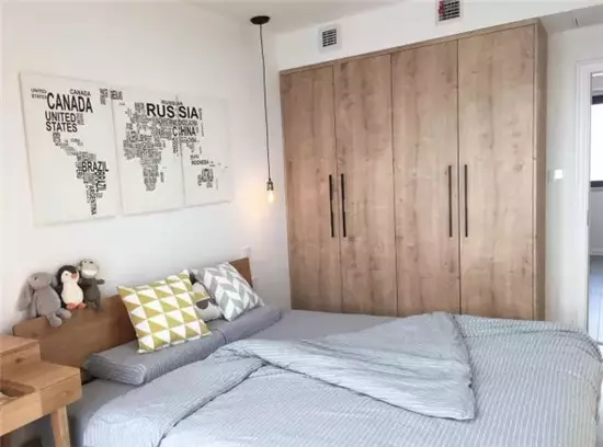 76平北欧风小户型婚房，混搭日式风，好看又实用！