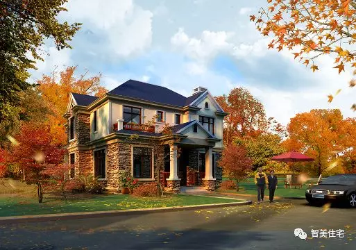 很美的9款别墅效果图，第八栋实拍，建在福建农村