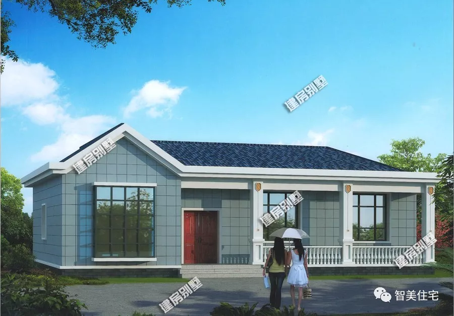 两栋主体造价低的一层别墅，15万建一栋，给爸妈养老用