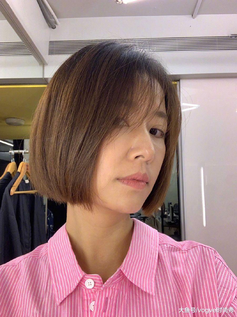 42岁林心如突然剪掉长发,发文宣布:结束了就是新的开始!