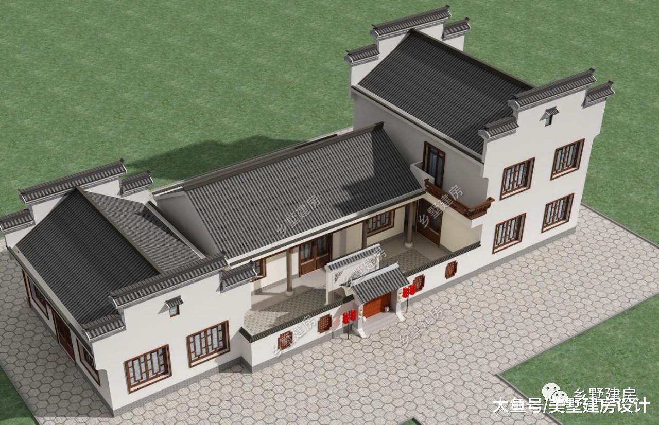 带书院的农村四合院别墅，你见过吗？家住商用两不误！