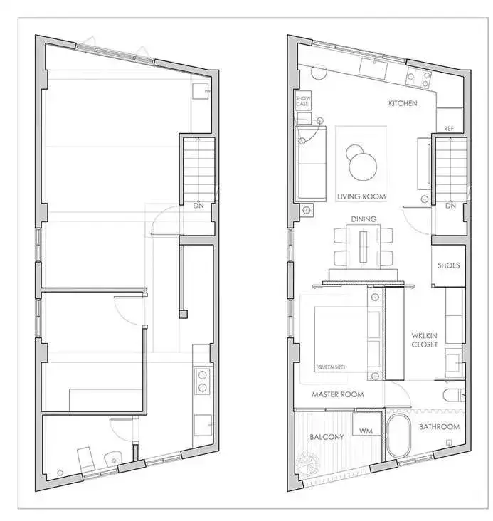 50平的顶层阁楼小户型公寓, 面积虽小但该有的都有