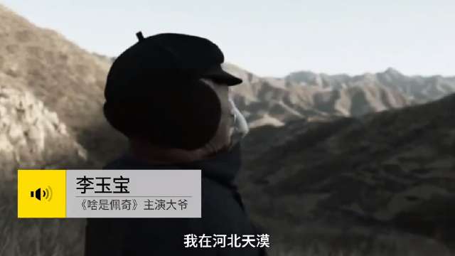 《啥是佩奇》主演大爷经常看人拍戏, 表示自己也是一秒入戏!