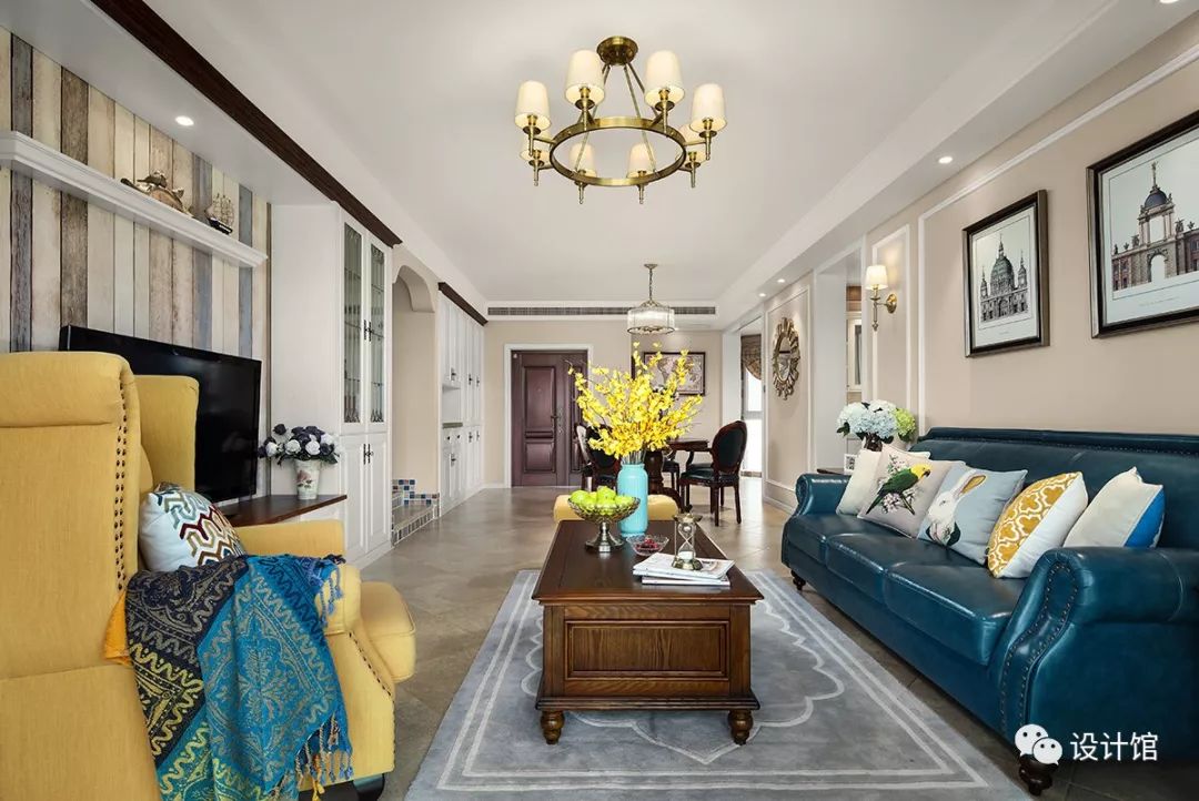 ?140㎡现代美式，成熟优雅，稳重档次