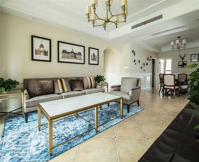 搬家啦！110㎡美式装修，背景墙不是很满意，其他可以打100分！