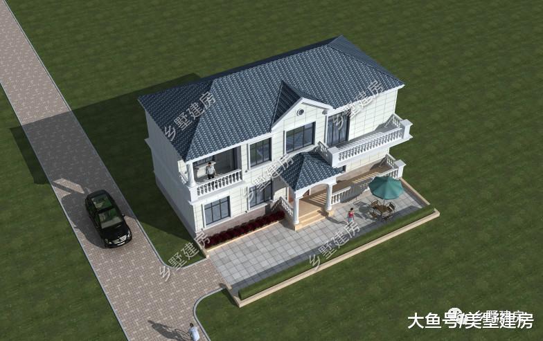 15x13米二层别墅，内设6卧3卫，23万人人都能建！